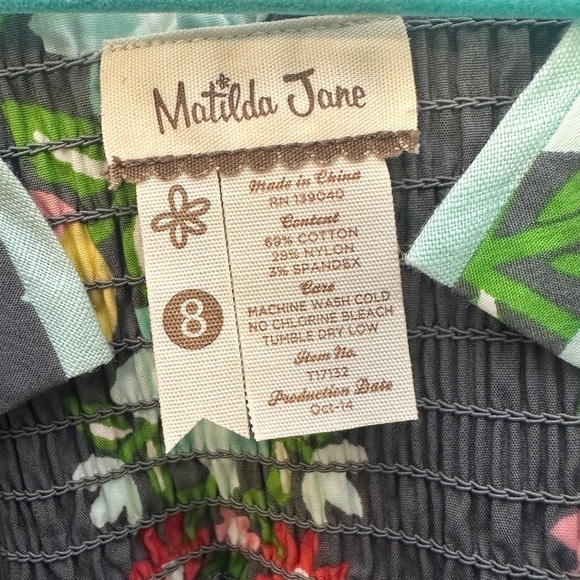 Matilda Jane Hello Lovely Saturday Afternoon Pontoon Halter Size 8 - Picture 4 of 5